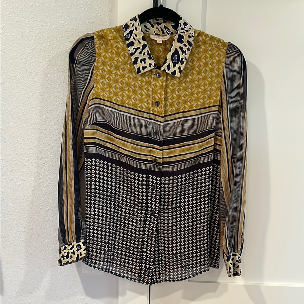 Tory Burch silk button down